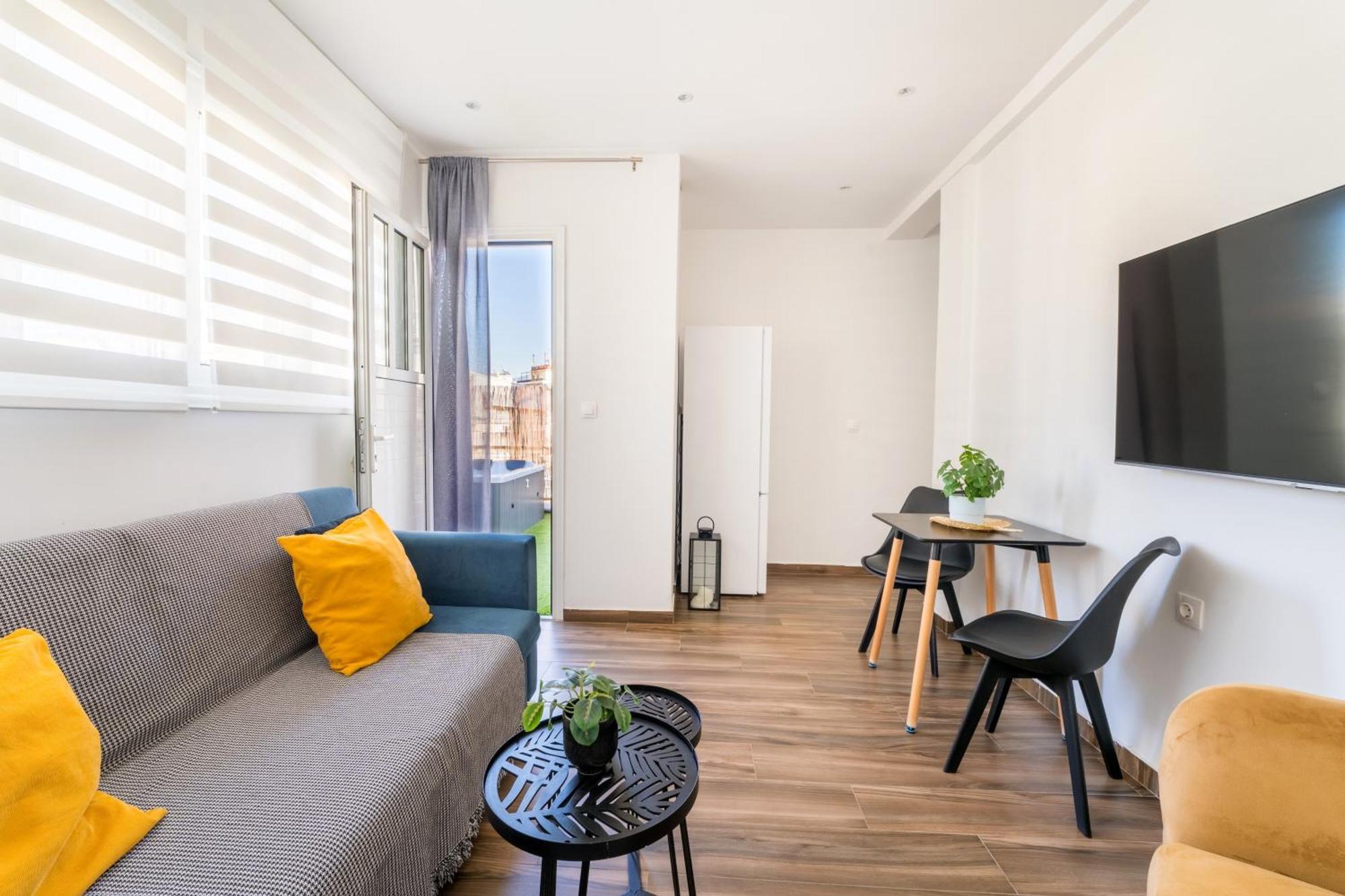 Blue Oasis - Jacuzzi Penthouse Apartment Athens Exterior photo