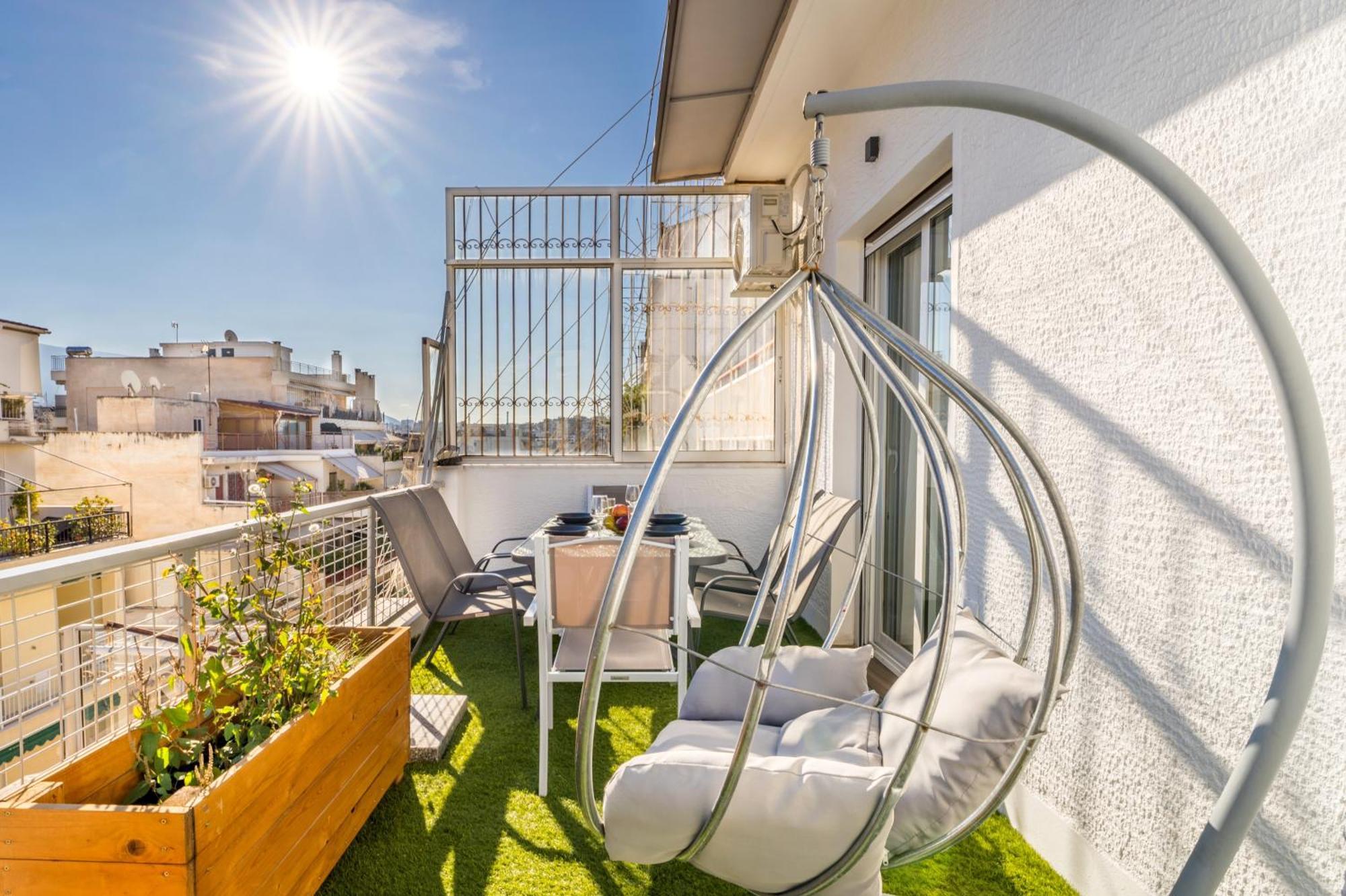 Blue Oasis - Jacuzzi Penthouse Apartment Athens Exterior photo